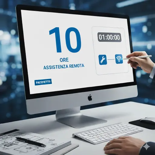 PACCHETTO 10 ORE ASSISTENZA/MANUTENZIONE (Remoto)